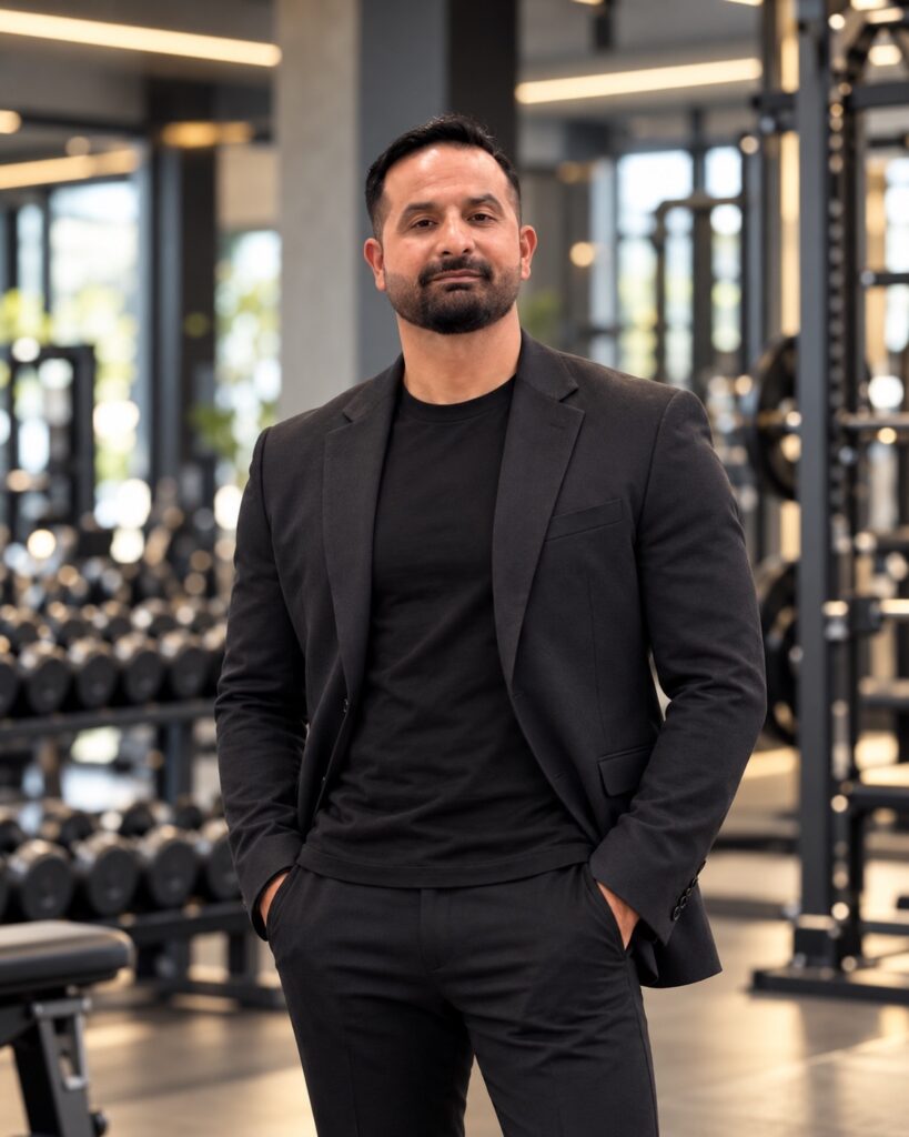 Rana Rizwan Ashraf, CEO of Zam Zam Marketing, at SAG Fitness Club
